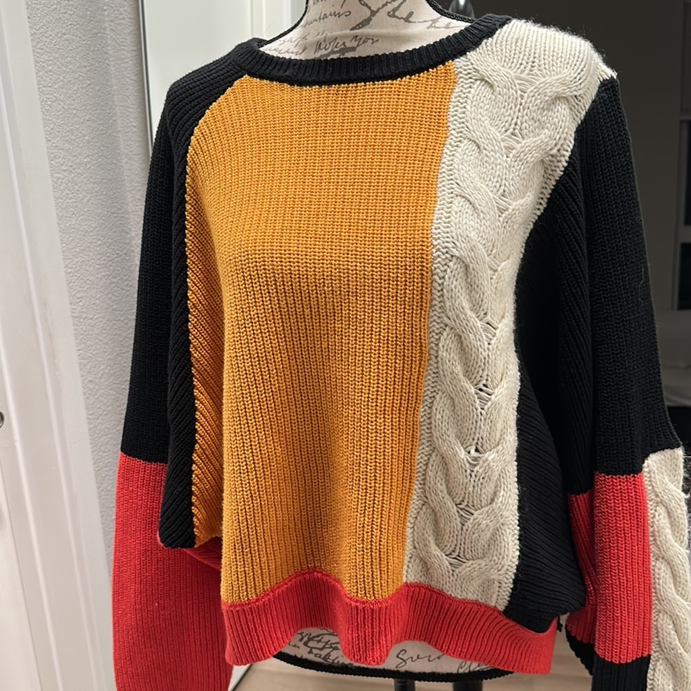 Vintage Cliché Dolman Sleeve Sweater